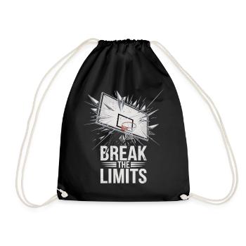 Dunk and Destruction – Break the Limits - Drawstring Bag - black - Front