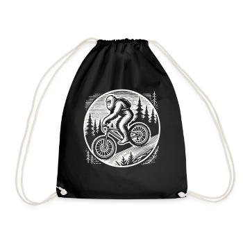 Aventure à vélo Bigfoot dans les bois - Sac de sport léger - noir - Devant