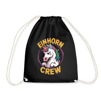 Équipage licorne - Sac de sport léger - noir - Devant