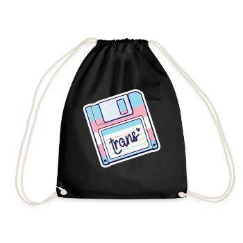 Fierté LGBT transgenre - Sac de sport léger - noir - Devant