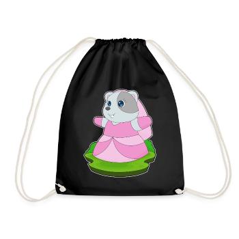 Hamster Voile de mariée Mariage - Sac de sport léger - noir - Devant