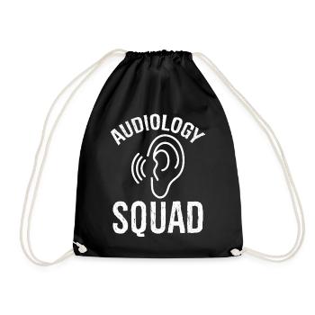 Équipe d'audiologie - Sac de sport léger - noir - Devant