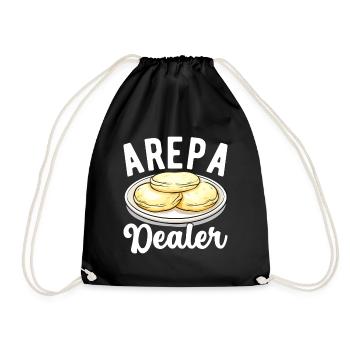 Venezuelan Arepas - Drawstring Bag - black - Front