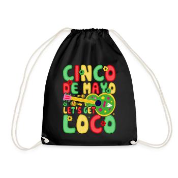 Cinco De Mayo - Turnbeutel - Schwarz - Vorne