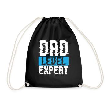 Father's Day Father's Day Gift Dad Dad - Drawstring Bag - black - Front