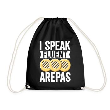 Venezuelan Arepas - Drawstring Bag - black - Front