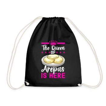 Venezuelan Arepas - Drawstring Bag - black - Front