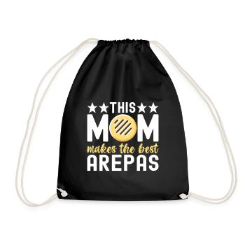 Arepas vénézuélienne - Sac de sport léger - noir - Devant
