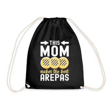 Arepas vénézuélienne - Sac de sport léger - noir - Devant