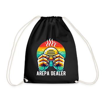 Arepas vénézuélienne - Sac de sport léger - noir - Devant
