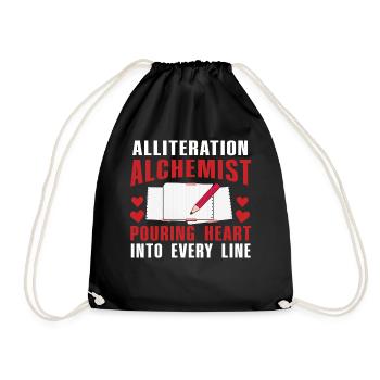 Allitération Alchimiste Poésie Slam - Sac de sport léger - noir - Devant