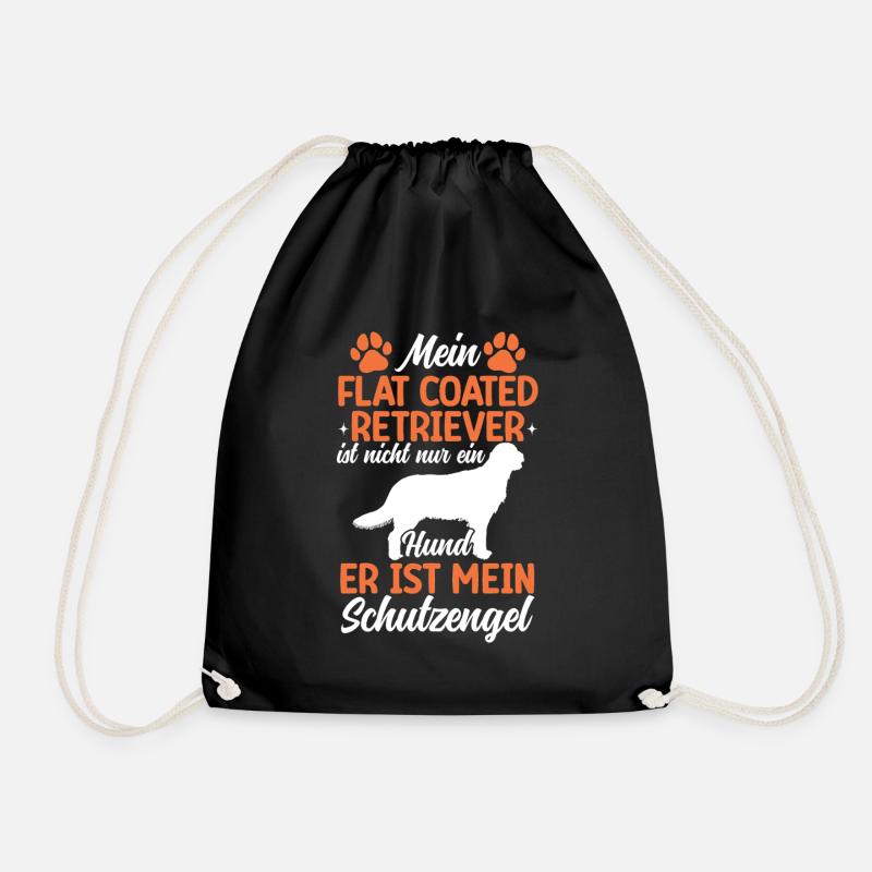 Flat Coated Retriever ist nicht nur ein Hund - Turnbeutel - Schwarz