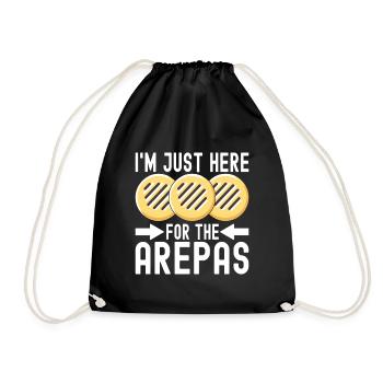 Arepas vénézuélienne - Sac de sport léger - noir - Devant