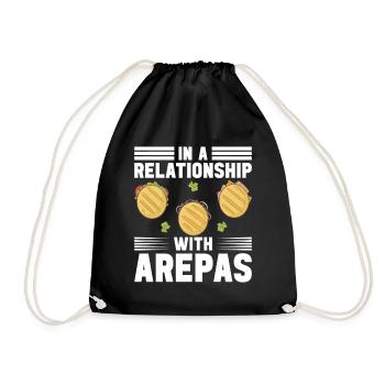 Venezuelan Arepas - Drawstring Bag - black - Front