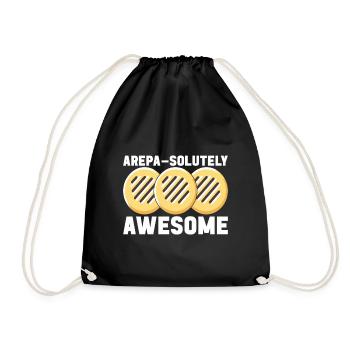 Arepas vénézuélienne - Sac de sport léger - noir - Devant