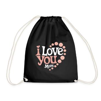 Fête des mères Maman Chère maman maman disant - Sac de sport léger - noir - Devant