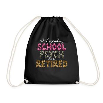 Psychologue scolaire Psychologie scolaire - Sac de sport léger - noir - Devant