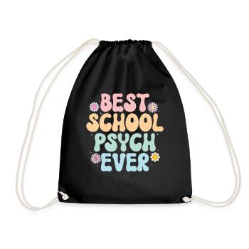 Psychologue scolaire Psychologie scolaire - Sac de sport léger - noir - Devant
