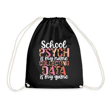 Psychologue scolaire Psychologie scolaire - Sac de sport léger - noir - Devant