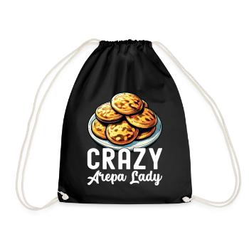 Venezuelan Arepas - Drawstring Bag - black - Front
