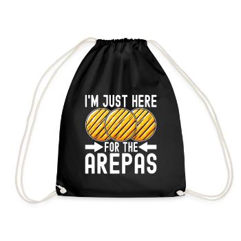 Arepas vénézuélienne - Sac de sport léger - noir - Devant