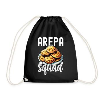 Arepas vénézuélienne - Sac de sport léger - noir - Devant