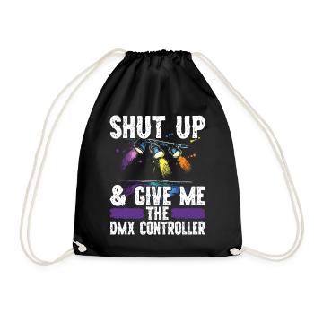 Lighting technician Lighting technician Lighting technology - Drawstring Bag - black - Front