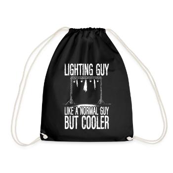 Lighting Technician Lighting Technician Lighting Technology - Drawstring Bag - black - Front