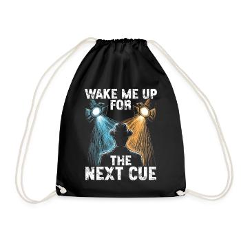 Lighting technician Lighting technician Lighting technology - Drawstring Bag - black - Front
