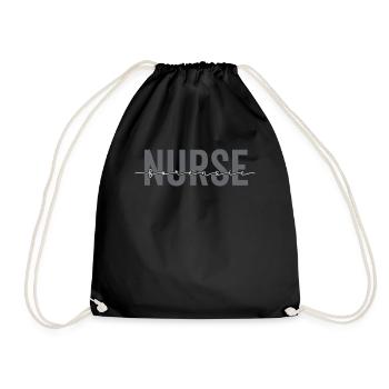 Infirmière médico-légale Prestataire de soins de santé Médical Drôle - Sac de sport léger - noir - Devant