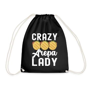 Venezuelan Arepas - Drawstring Bag - black - Front