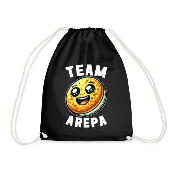 Venezuelan Arepas - Drawstring Bag - black - Front