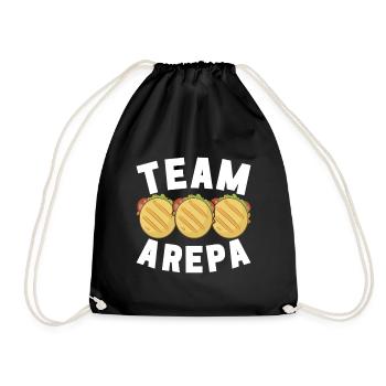 Venezuelan Arepas - Drawstring Bag - black - Front