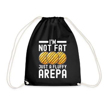 Venezuelan Arepas - Drawstring Bag - black - Front