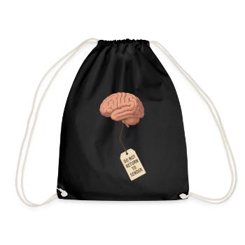 Do Not Return to Sender – Gehirn sucht Besitzer - Turnbeutel - Schwarz - Vorne