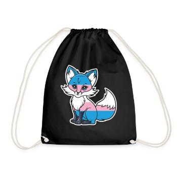 Fierté LGBT transgenre - Sac de sport léger - noir - Devant