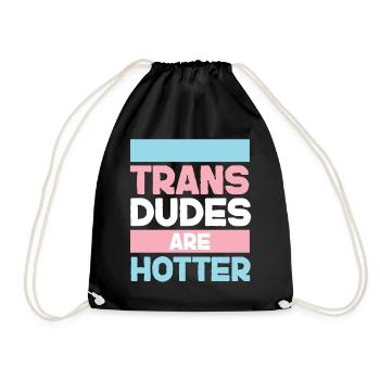 Fierté LGBT transgenre - Sac de sport léger - noir - Devant