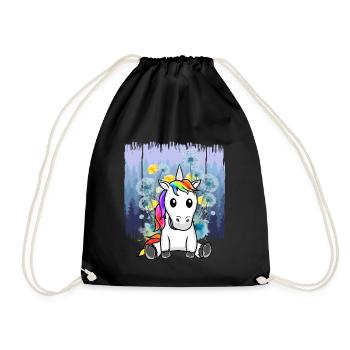 Licorne Nature Amoureux de la nature Licornes Enfants Enfant - Sac de sport léger - noir - Devant