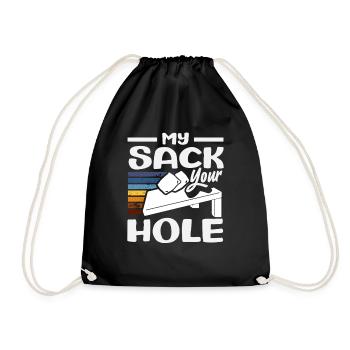 Cornhole Player My Sack Your Hole - Sac de sport léger - noir - Devant
