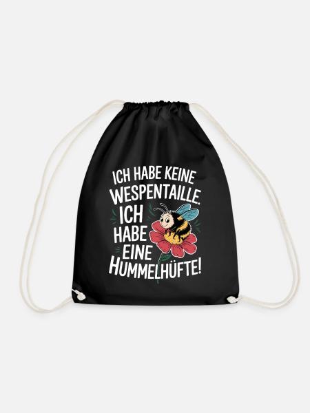 Ich Habe Eine Hummelhüfte Body Positivity Frauen - Turnbeutel - Schwarz