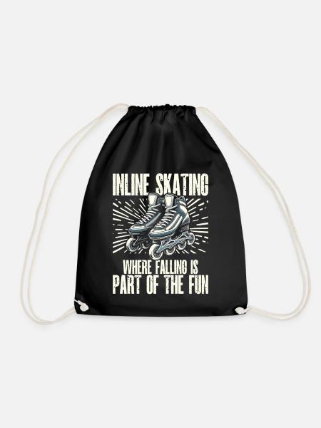 Inline Skating Rollerblading Inline Skates - Turnbeutel - Schwarz