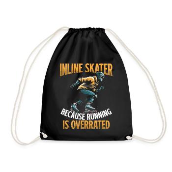 Inline Skating Rollerblading Inline Skates - Turnbeutel - Schwarz - Vorne