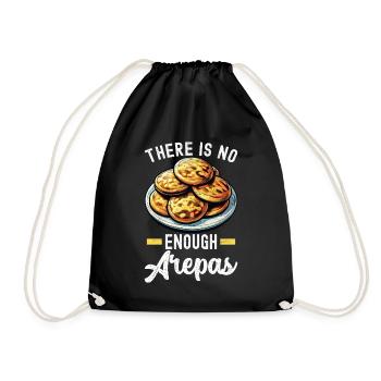 Venezuelan Arepas - Drawstring Bag - black - Front