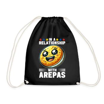 Venezuelan Arepas - Drawstring Bag - black - Front