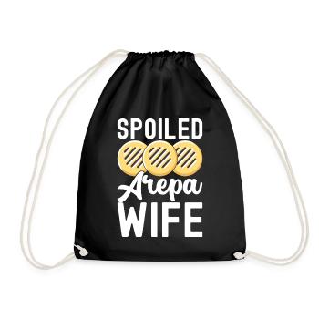 Venezuelan Arepas - Drawstring Bag - black - Front