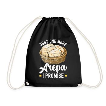 Venezuelan Arepas - Drawstring Bag - black - Front