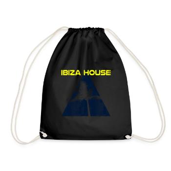Ibiza House - Drawstring Bag - black - Front