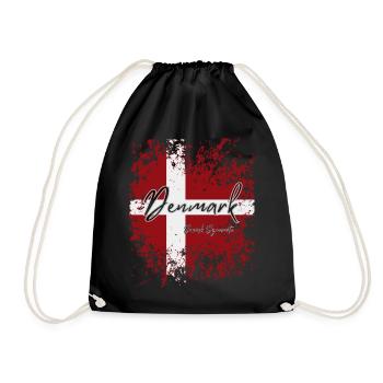 Fierté danoise, fier Danois - Sac de sport léger - noir - Devant