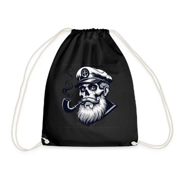 Capitaine Hambourg St Pauli Crâne de la ville hanséatique - Sac de sport léger - noir - Devant