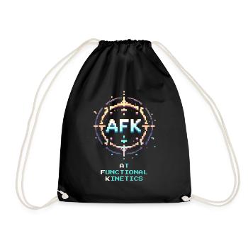 Occupational Therapy Motor Skills Training Retro Pixel Art - Drawstring Bag - black - Front